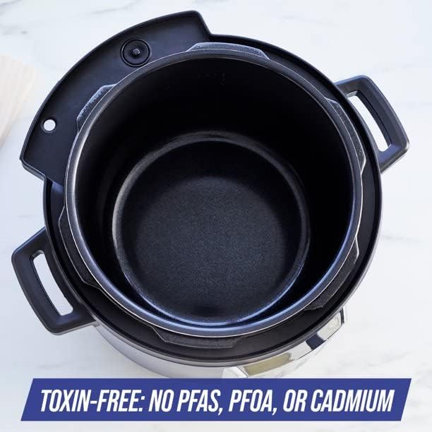 Olla a presión 6 cuartos 16 en 1, antiadherente, color azul miniatura 8