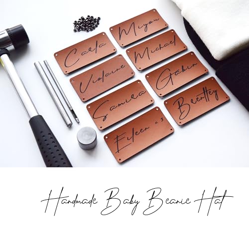 Personalized Baby Beanie Hat Custom Newborn Infant Toddler Kids Hat with Name Boys Girls Hat Black4