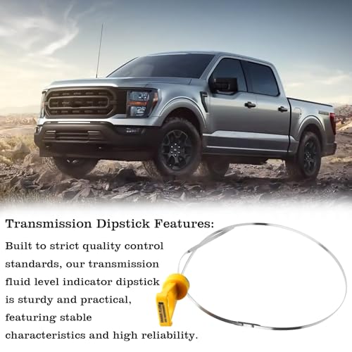 Image of 5L3Z-7A020-B Transmission Fluid Level Indicator Dipstick, Compatible with Ford F150 2005-2008 Lincoln Mark LT 2006-2008 5.4L 3V V8 4R70W