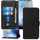 LEMAXELERS iPhone 11 6.1' Case Classic Wallet Cover PU Flip Leather Premium Vogue Business Wallet Case with Kickstand and Card Slots Shockproof Phone Cover for iPhone 11 6.1' Black YYT