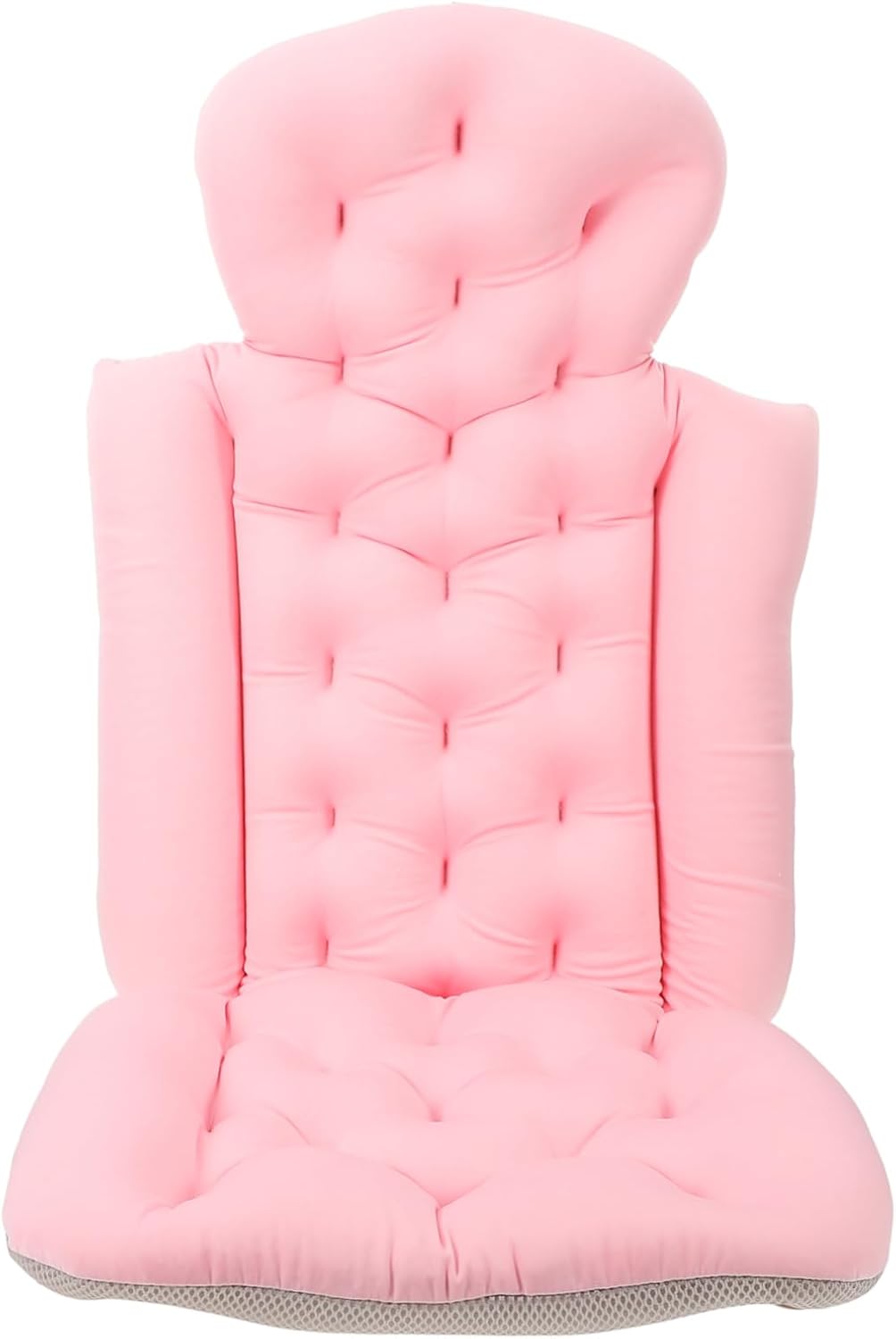 Ergonomic Bath Pillow for Tub Non- Cushion Headrest for Neck Support Full Body Mat for Bathtub Easy Care Features Cherry for Relaxing Bath