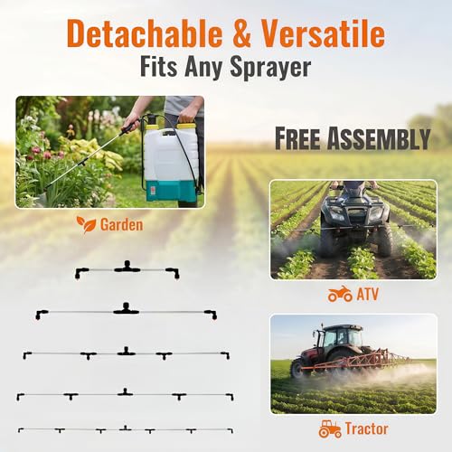 7.5'' Stainless Steel ATV Sprayer Boom