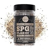 SPG Classic Steak Seasoning Blend - Premium Salt, Pepper & Garlic Seasoning - Crafted for Irresis...