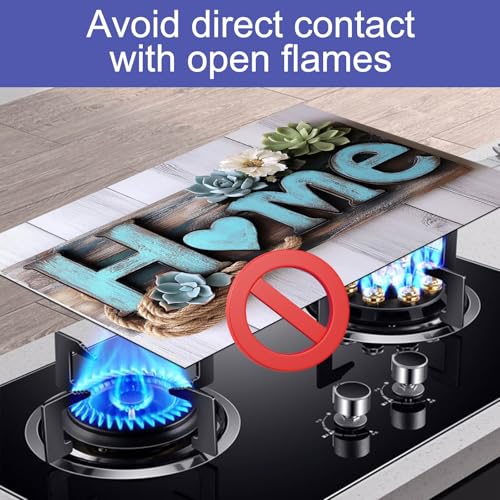 Image of HOMETITUTE Coffee Stove Cover 28x20 Diatomite Heat Resistant Non Slip Pad (pattern*6)