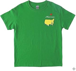 Masters Golf Inspired Graphic Tshirt, Vintage Golf Fan Tee, Classic Golfer Gift Apparel Black