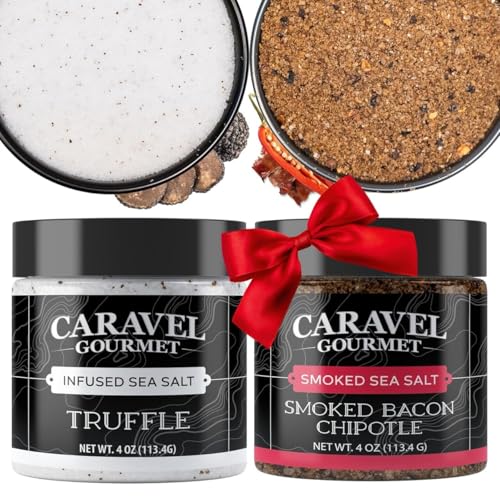 Sal de mar con trufa y chipotle ahumado Pack 2 x 4 oz miniatura 1