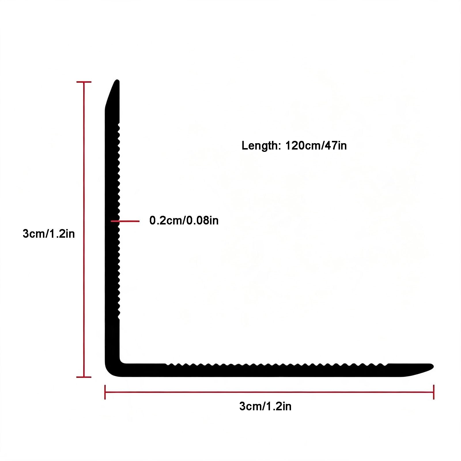 Paraspigoli Muro, in PVC, Autoadesivi, Modanatura Adesiva per Pareti | Para Spigoli per Mobili, Angolo Interno a 89°, Effetto Marmo, per Protezione e Decorazione(Brown,3x120cm/0.12x47in)