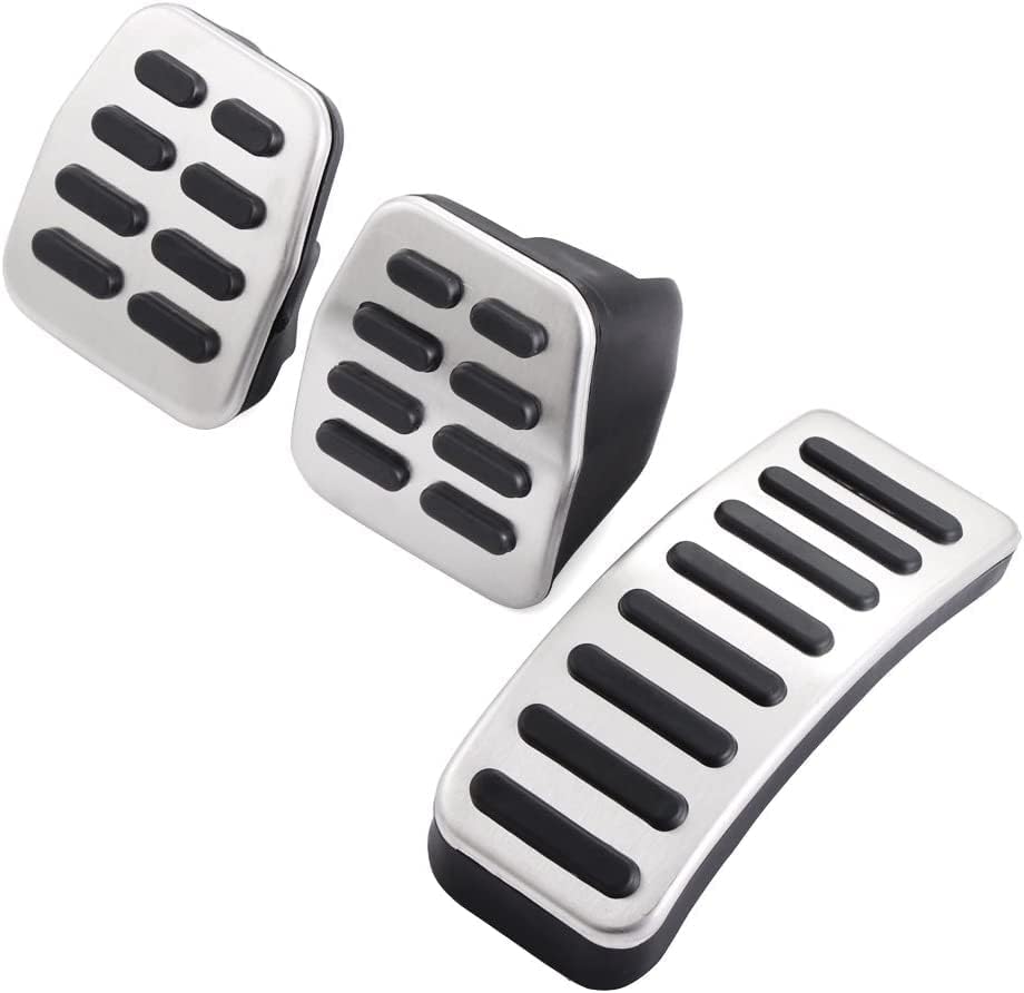 Non-Slip Stainless Steel Style Pedal Cover for Manual Gear for VW Golf MK4 / Jetta Bora MK4 / Polo 9N 9N3 / New Beetle 2002-2010