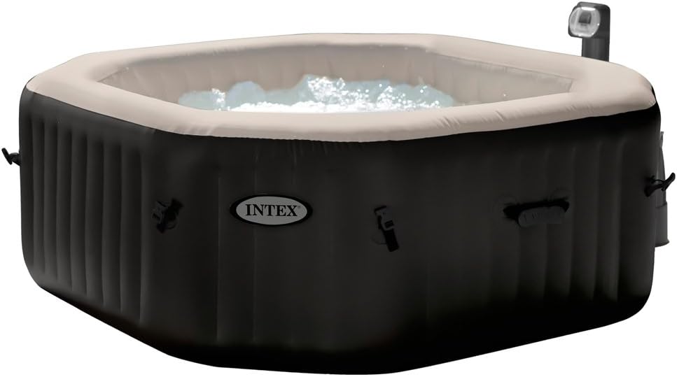 Intex PureSpa, 79 inch, octagonal, bubble, jet and saltwater system, 28454