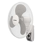 Ventilador pared con mando a distancia 45w