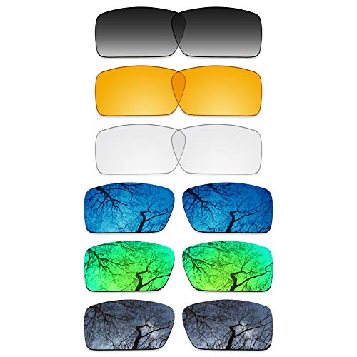 Image of ToughAsNails Set of 6 Polarized Replacement Lenses for Oakley Gascan OO9014 Pack