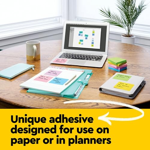 Post-it Pop-up Notes, 12 Sticky Note Pads, 3 x 3 in., School Supplies, Office Products, Accordion Sticky Notes Work with Pop-Up Note Dispenser, Floral Fantasy Collection - image 6
