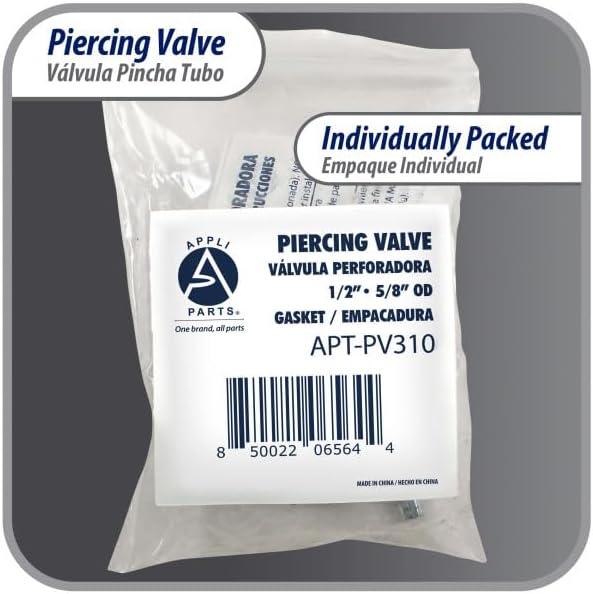 Válvula Perforadora Bullet 1/2, 5/8 in AP APPLI PARTS APT-PV310 con adaptadores miniatura 5