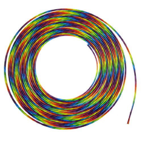 Ruilogod 5 Meter Colorful Adhesive Back Flexible Decorative Moulding Trim Strip for Car