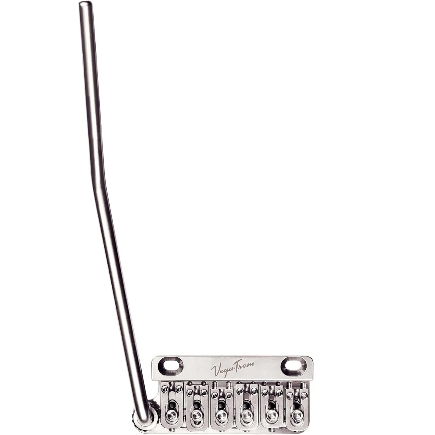 Vega Trem VT1 Special Linkshänder Gitarre 2-Punkt Tremolo Bridge für Strat | Drop-in 2-Punkt-No-Mod-Ersatz, 2-Wege-Vibrato, stabile Stimmung, Messingblock, glänzendes Finish