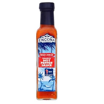 Encona West Indian Hot Pepper Sauce Original 142ml Enkona West Indian spicy hot pepper sauce Original 142ml