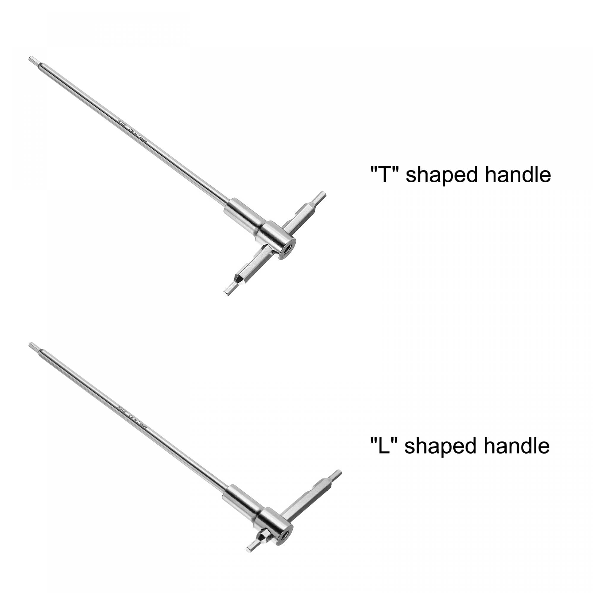 Sourcing Map T-Griff Sechskantschlüssel S2 Stahl – 2 Mm, Mit Langem Arm Für Mehr Drehmoment