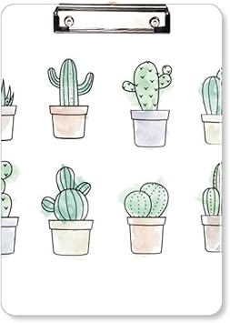 Amazon Co Jp 多肉植物サボテンの鉢植えの植物イラストパターン フラットヘッドフォルダーライティングパッドテストa4 Diy 工具 ガーデン