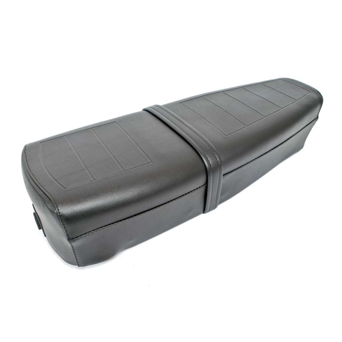 SELLA NERA LUNGA BIPOSTO COMPATIBILE CON VESPA PK 50/125 S XL RUSH TELAIO IN FERRO