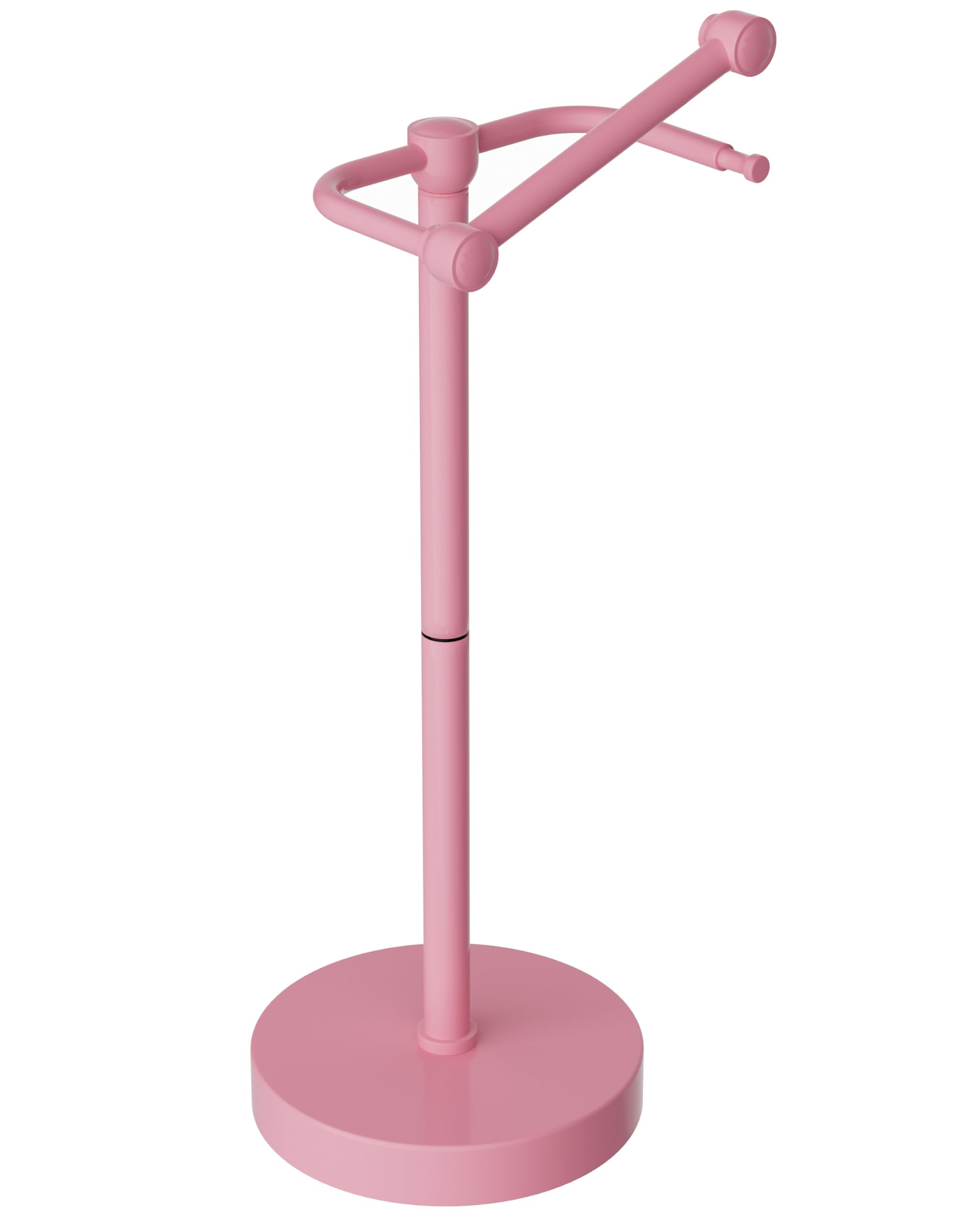 RARXTR Toilet Paper Holder Stand with Heavy Stable Base No Tipping Pink