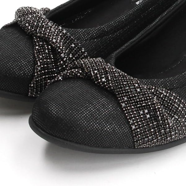 コンポジションナイン ラインストーンリボンコンフォートパンプス 23.5㎝ コンポジションナイン ラインストーンリボンコンフォート