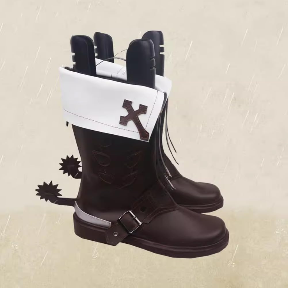 Mika Cosplay Shoes for Game Genshin Impact Cos Halloween Women Men Boots Custom Made Anime