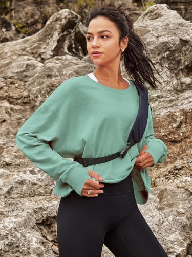 Image of Panadila Womens Open Back Workout Tops Long Sleeve Shirts