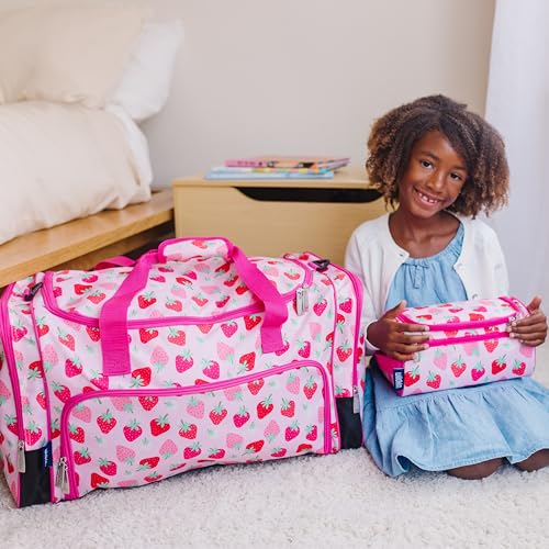 Image of Wildkin Kids Weekender Duffel Bag - Carry-On Size for School, Travel, & Sleepovers
