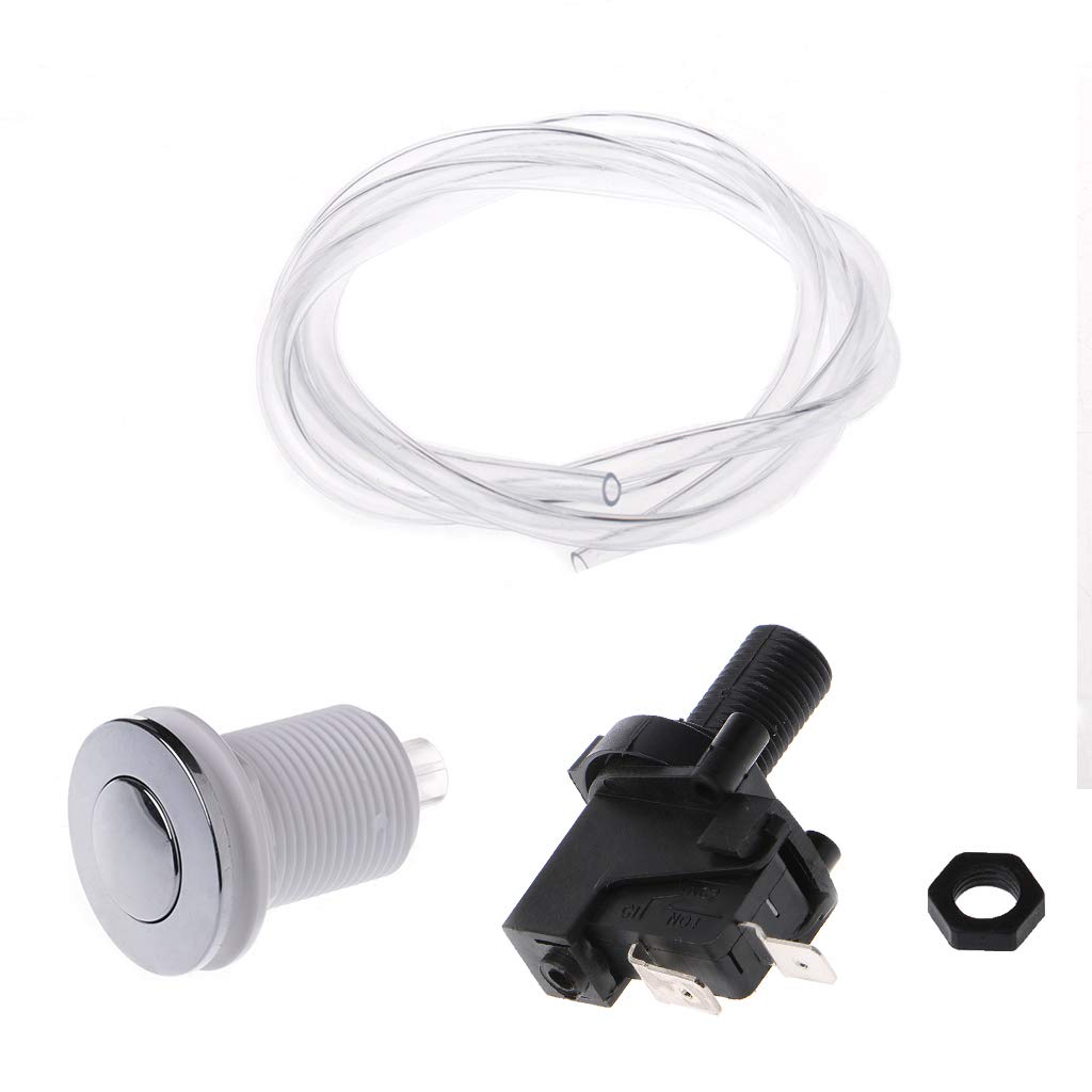 Buy JENOR Bath Tub Spa Waste Garbage Disposal SelfLock Air Switch Push