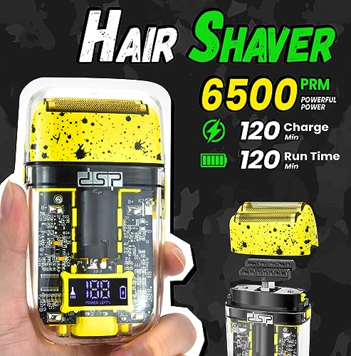 Tondeuse à barbe DSP jaune pour votre routine matinale - 2