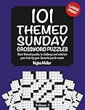 101 Themed Sunday Crossword Puzzles: Giant Themed Puzzles to challenge and entertain your brain (Sunday Crosswords), Volume 5 (Sunday theme crosswords)