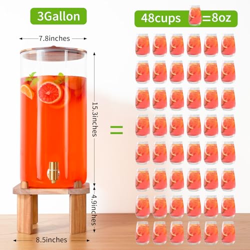 Commercial Juice Dispenser Triple Bowl