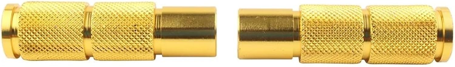 パワースポーツフットペグ ゴールド オートバイバイク ユニバーサル フォールディングフットペグ フットペグ リアセットペダル 交換用