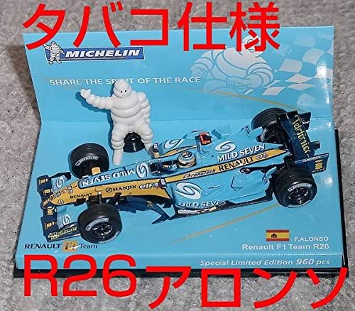 PMA1/43F.アロンソルノーR26 ミシュラン別注品 Speecial Limited Edition 960pcs タバコ仕様 ミシュラン別注 1⁄43 ルノー R26 アロンソ 2006 RENAULT F1