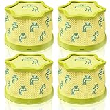 4 Pack Replacement Pre-filters Compatible with LG CordZero A9 Series Cordless Stick Vacuum Cleaner...