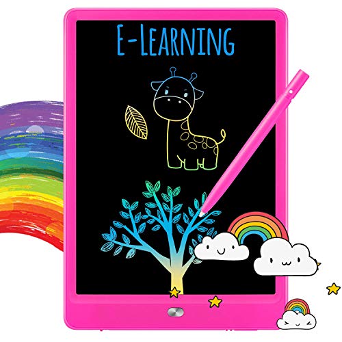 TEKFUN LCD Writing Tablet Doodle Board, 8.5inch Colorful Drawing Tablet Writing Pad, Girls Gifts Toys for 3 4 5 6 7 Year Old Girls Boys
