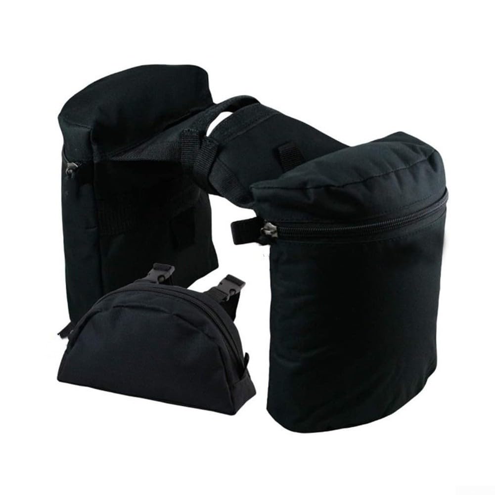 Bolsa de Silla de Montar Oxford Impermeable Doble Lado(Green) | Tejido agua, forro 210D acolchado, ideal lluvia y barro, mantenimiento fácil