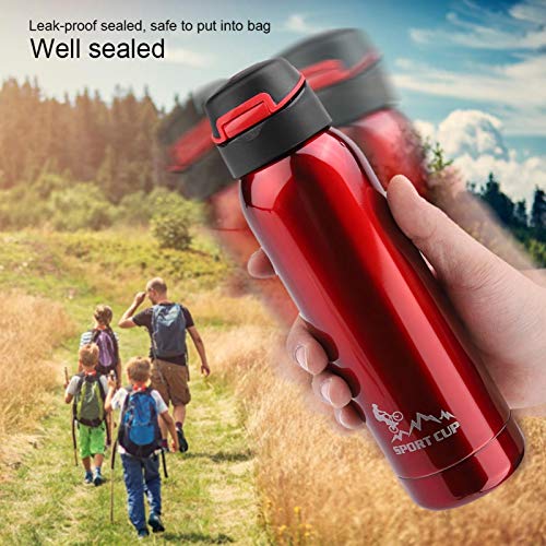 Restokki Copo térmico de aço inoxidável, garrafa de aço inoxidável, caneca de canudo isolada a vácuo