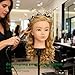 Mannequin Head with 80% Real Hair 28 Inch, Cosmetology Training Head for Hair Braiding, Styling, hair cutting Practice – Doll Head with Clamp (Light brown, 28In)