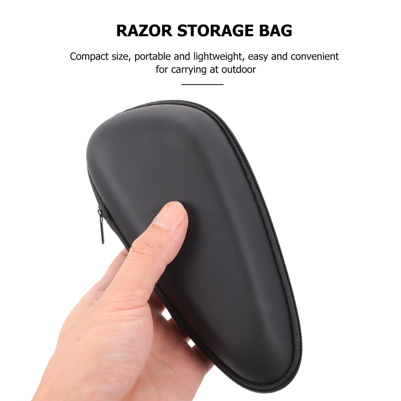 FOMIYES Estuche Protector para Maquinilla De Afeitar Estuche Rígido Prueba De Golpes y Caídas para o Almacenamiento Obsequio para Hombres