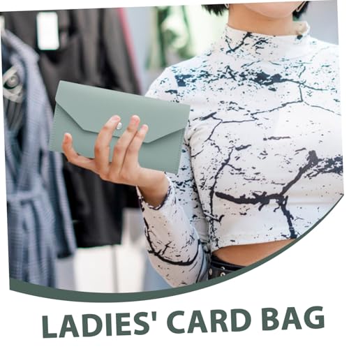 Cash Envelope Wallet for Women Elegant Slim Pu Purse Portable Minimalist Wallet Small Card Holder Versatile Functionality for Everyday Use3