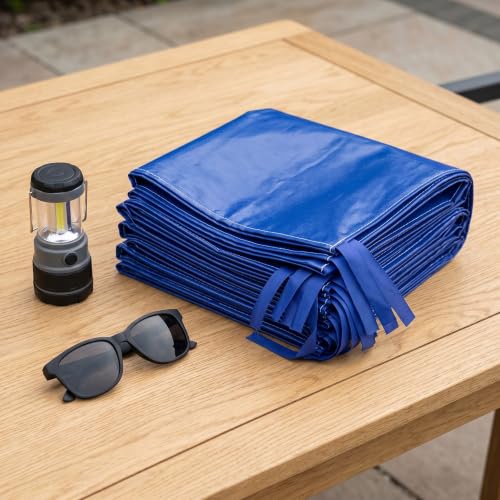 Canaleta para toldo azul YARNOW de 8m sistema de drenaje impermeable 5