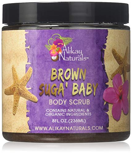 Brown Suga Baby Alikay Naturals exfoliant réparateur pour peau rugueuse