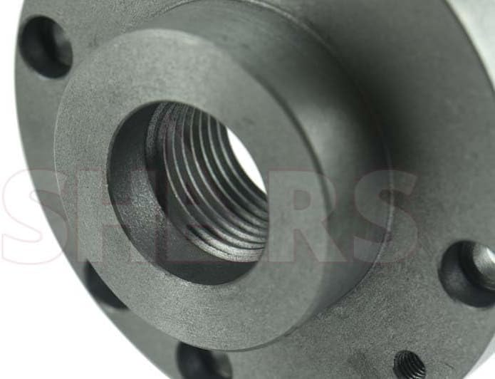 Miniatura 8 de Shars Placa trasera roscada totalmente mecanizada de 5" 1-12-8 TPI para mandriles autocentrantes de 3 o 4 mandíbulas 202-6192