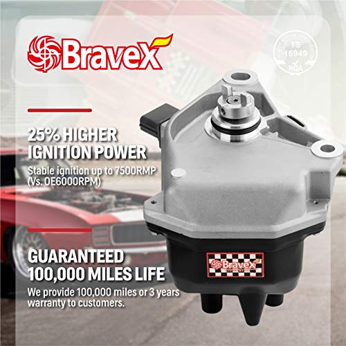 Ignition Distributor For 1998-2002 For Honda Accord Distributor Hitachi Lx/Ex/Se 98-99 Acura Cl L4 2.3L Fits D4T9607 / D4T96-07 / D4T9703 / D4T97-03 #TOP1