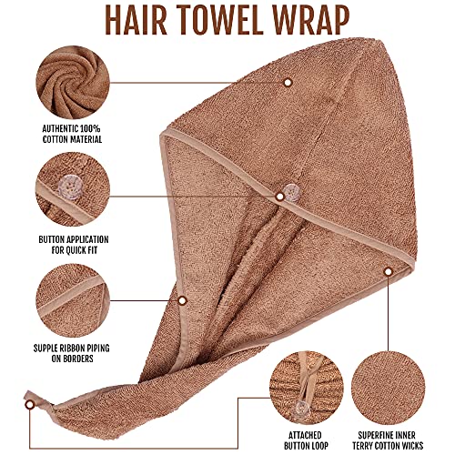 LUXURY Hair Towel Wrap 100% Cotton - Image 2