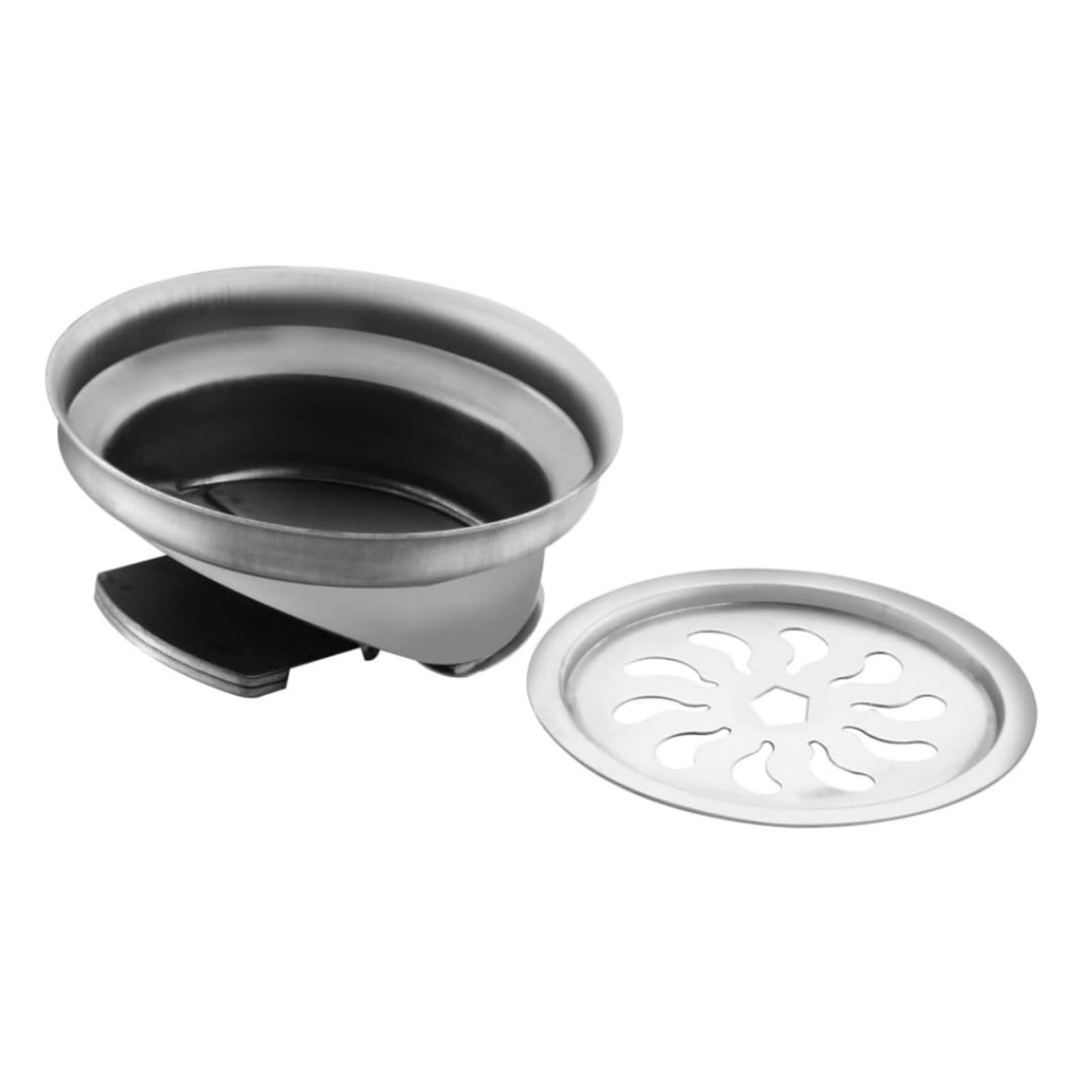 See full amazon price history chart for NEW WARE Square Plastic Shower Floor Drain/Strainer with Lid - 5 x 5 Inch NEW WARE Square Plastic Shower Floor Drain/Strainer with Lid - 5 x 5 Inch (B0CPV5Z6QD) Amazon Price History, Amazon Price Tracker