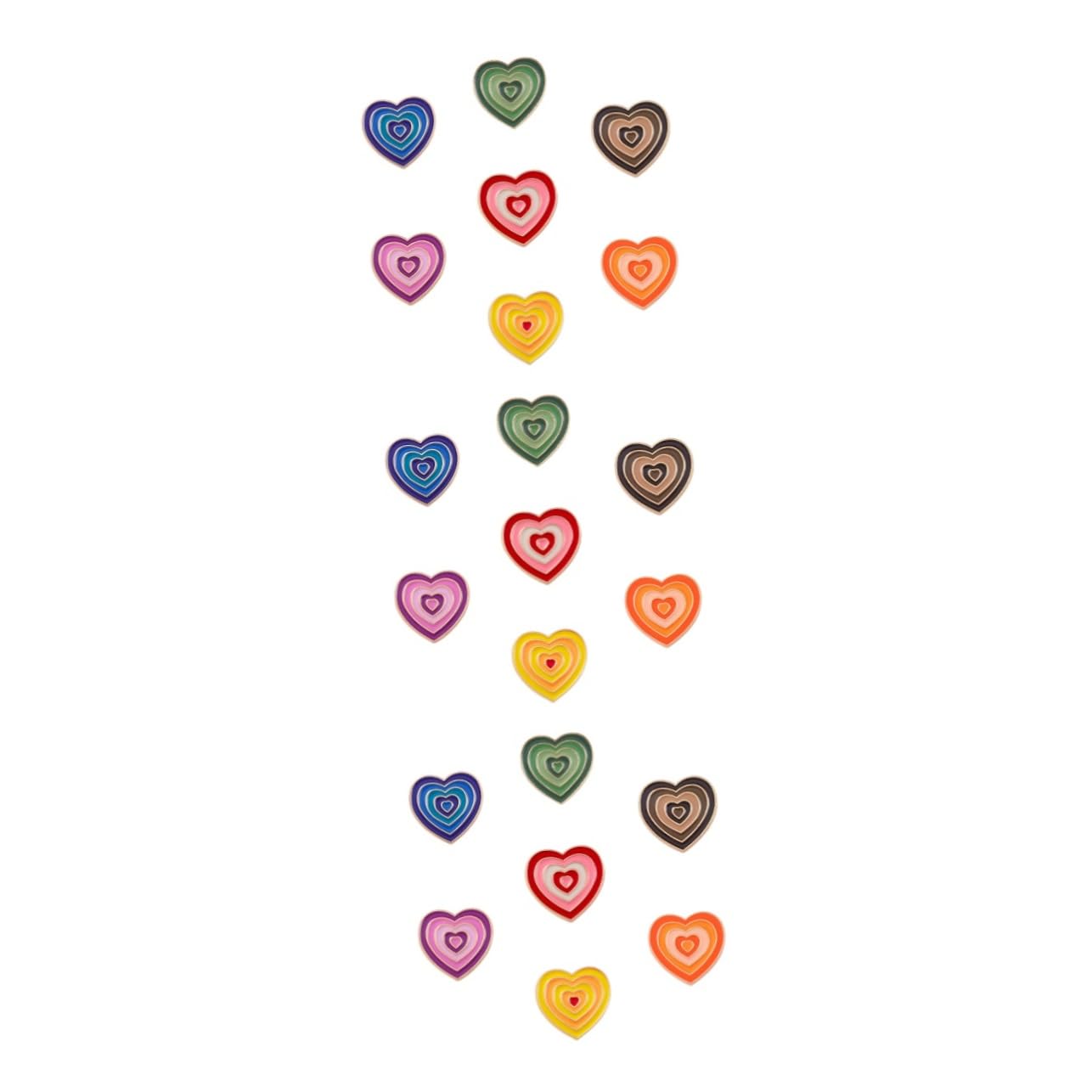 Broche de solapa mama con corazón de arco iris como tierno recuerdo de aleación 8