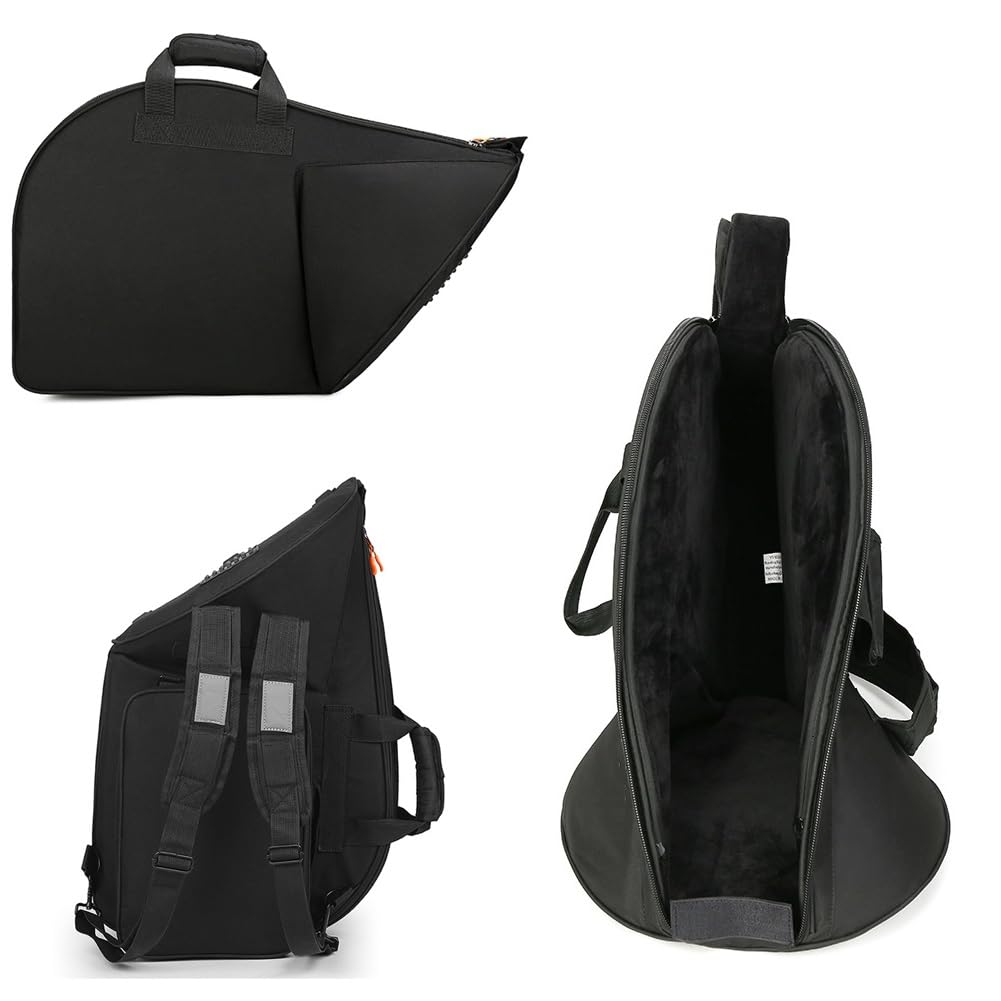 Borsa Porta Corno Francese, Custodia in Tessuto Oxford Spesso, Zaino monoblocco per Corno Francese, per concerti, Viaggi, esibizioni sul palco