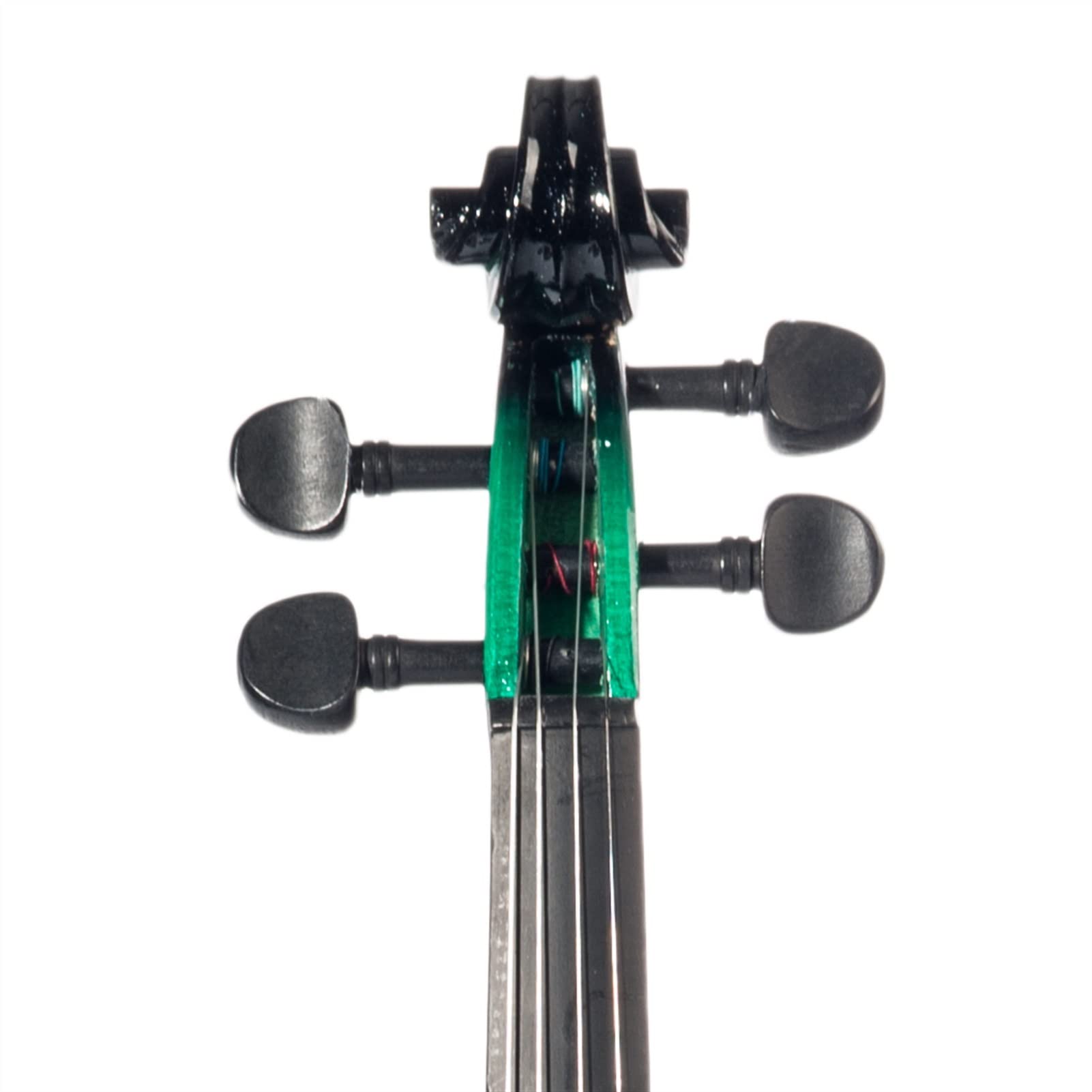 Violine Musikinstrumente Akustische Geige 4/4 Volle Geige Geige Mit Fall Bogen Für Schüler Anfänger Grün & Schwarz (Color : 1/2)